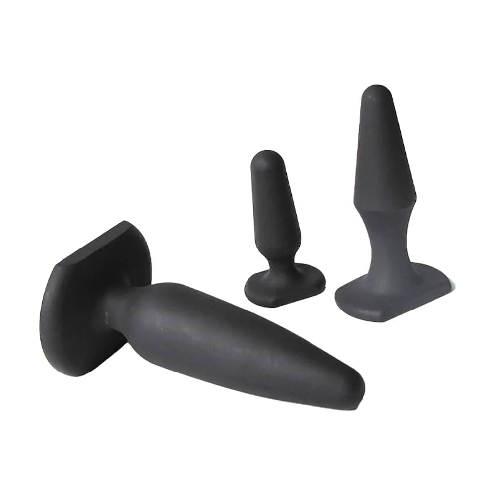 Silicone Skin Anal Butt Plug Kit